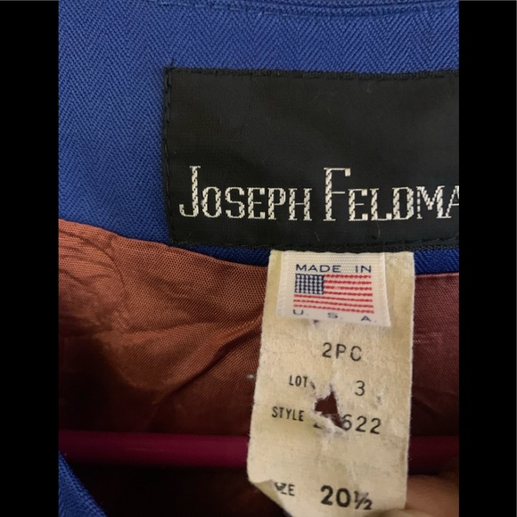 Joseph Feldman Blazer Sz 20.5 - Picture 2 of 5